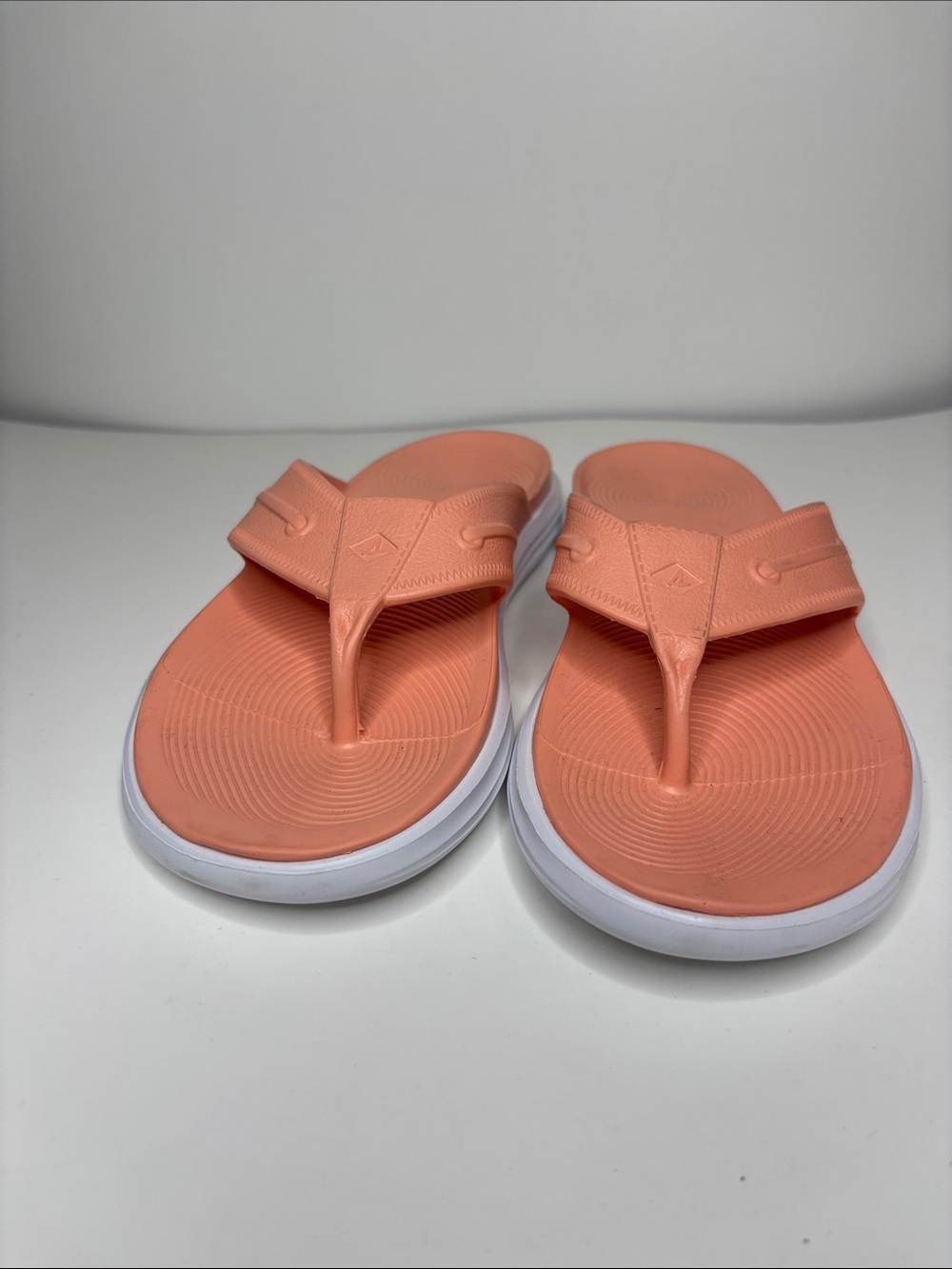 Sperry Coral Pink Slip-On Thong Sandals - Picture 3 of 8